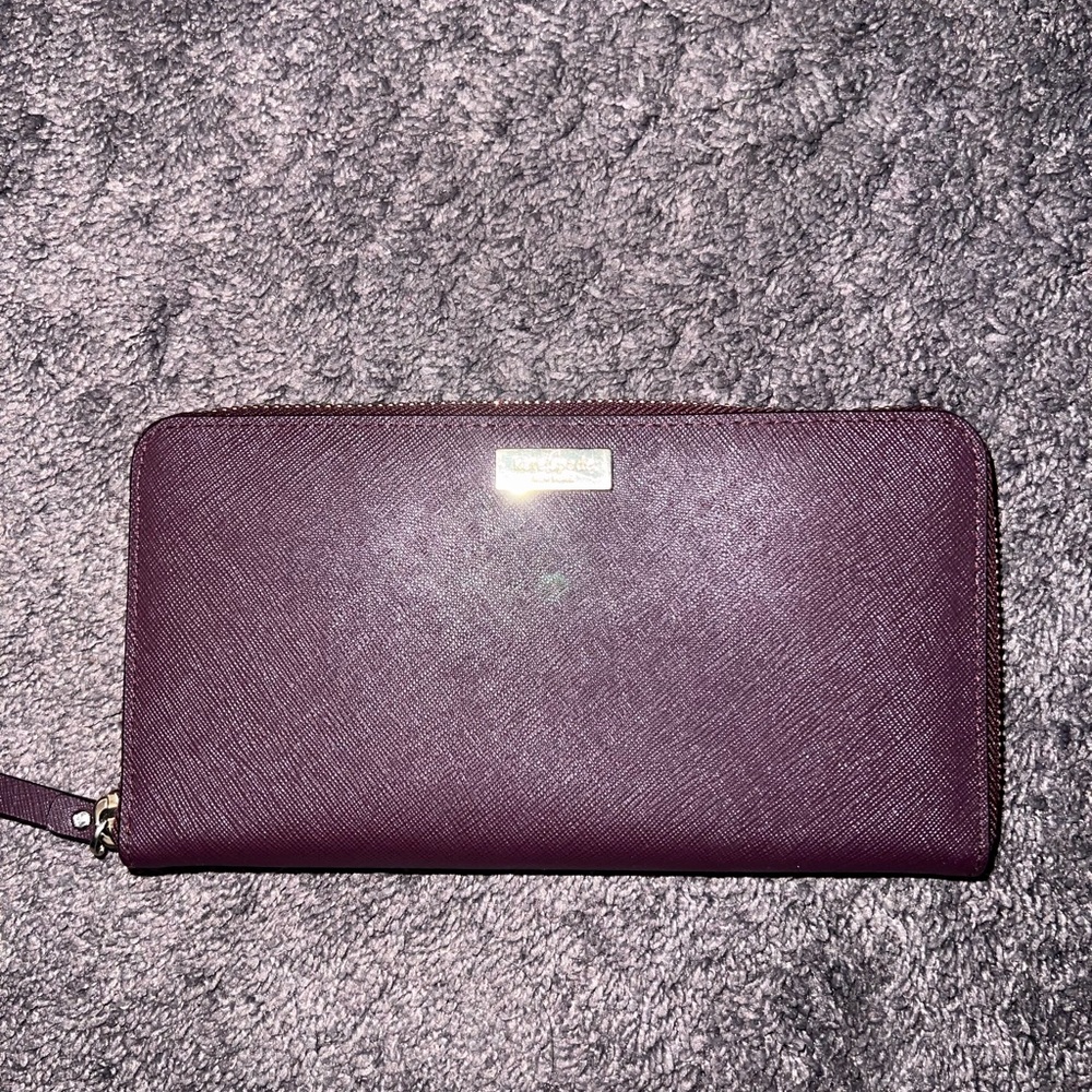Maroon Kate Spade wallet
